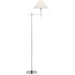 Visual Comfort Signature Canada - One Light Floor Lamp - Hackney - Polished Nickel- Union Lighting Luminaires Decor