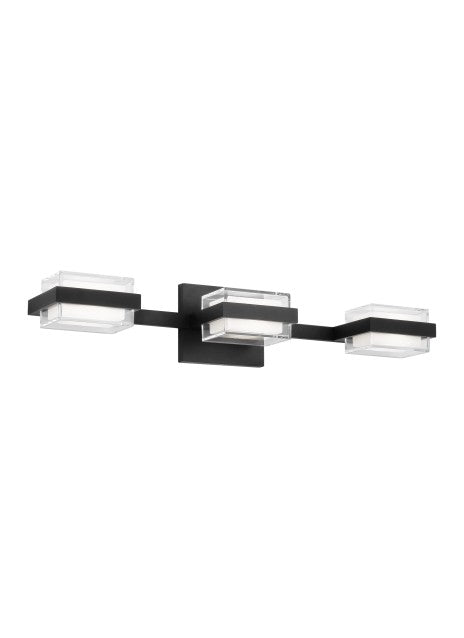 Visual Comfort Modern - LED Bath Vanity - Kamden - Nightshade Black- Union Lighting Luminaires Decor