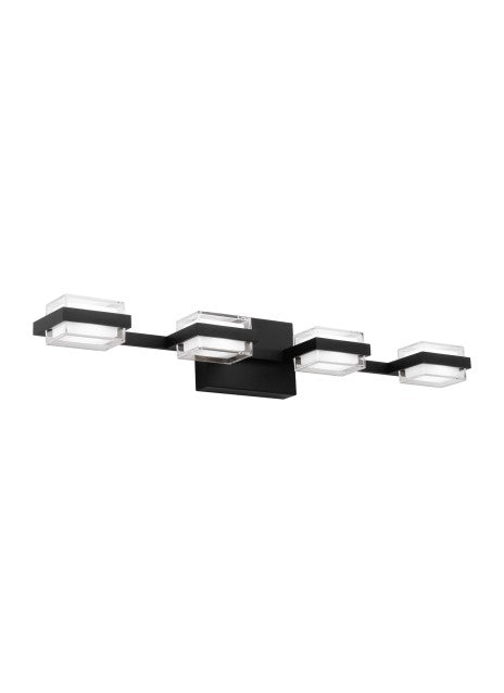 Visual Comfort Modern - LED Bath Vanity - Kamden - Nightshade Black- Union Lighting Luminaires Decor