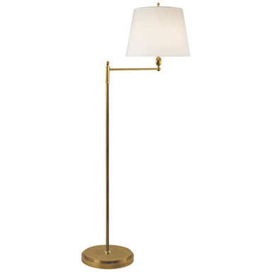 Visual Comfort Signature Canada - One Light Floor Lamp - Paulo - Hand-Rubbed Antique Brass- Union Lighting Luminaires Decor