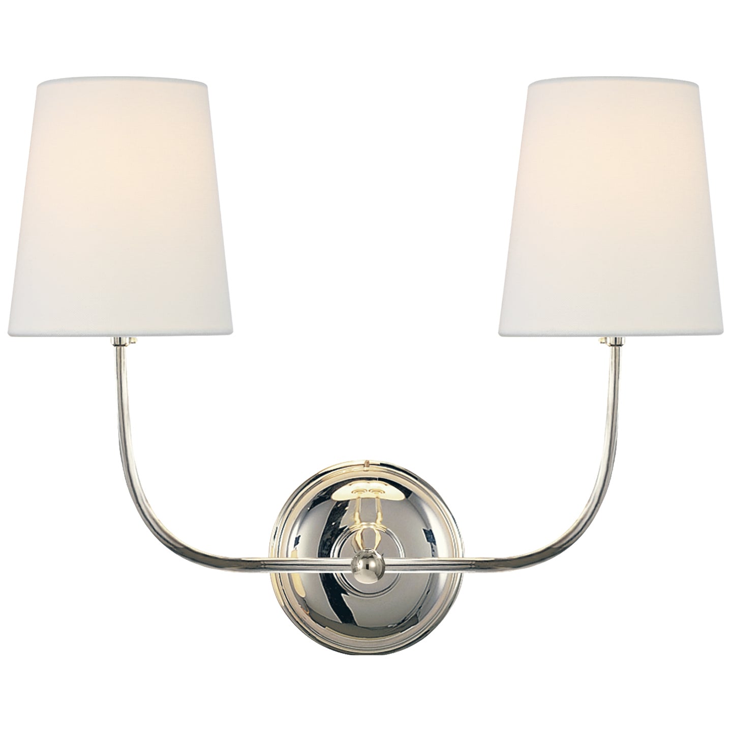 Visual Comfort Signature Canada - Two Light Wall Sconce - Vendome - Polished Nickel- Union Lighting Luminaires Decor