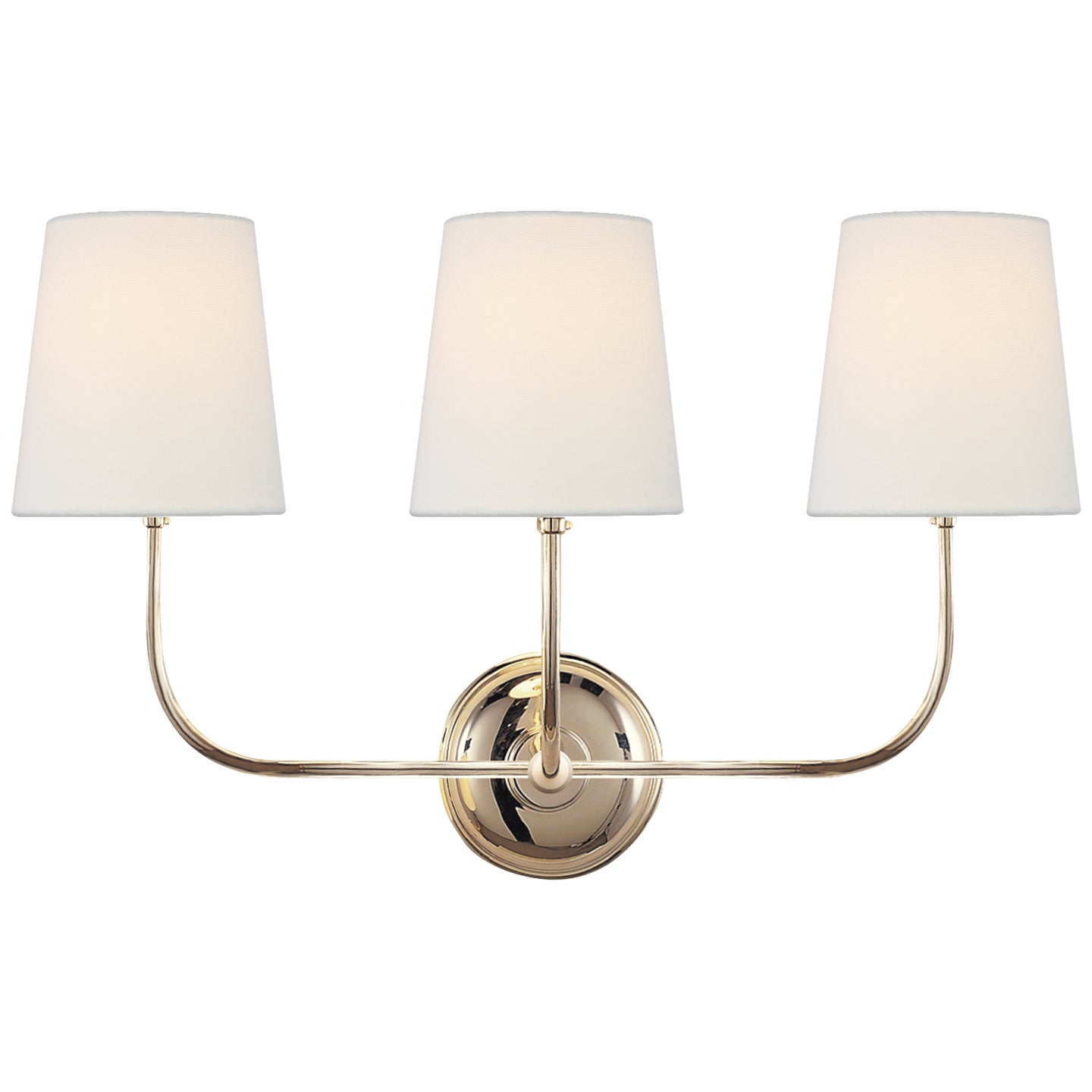 Visual Comfort Signature Canada - Three Light Wall Sconce - Vendome - Polished Nickel- Union Lighting Luminaires Decor