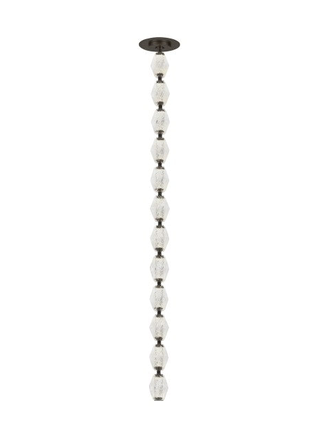 Visual Comfort Modern - LED Pendant - Collier - Dark Bronze- Union Lighting Luminaires Decor