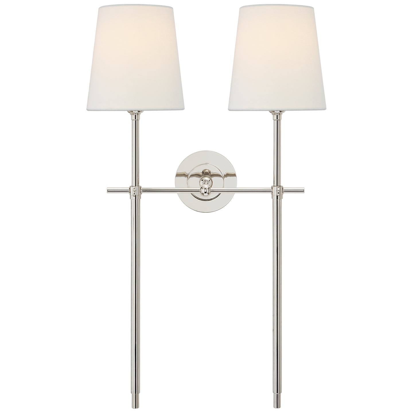 Visual Comfort Signature Canada - Two Light Wall Sconce - Bryant - Polished Nickel- Union Lighting Luminaires Decor
