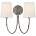 Visual Comfort Signature Canada - Two Light Wall Sconce - Reed - Antique Nickel- Union Lighting Luminaires Decor