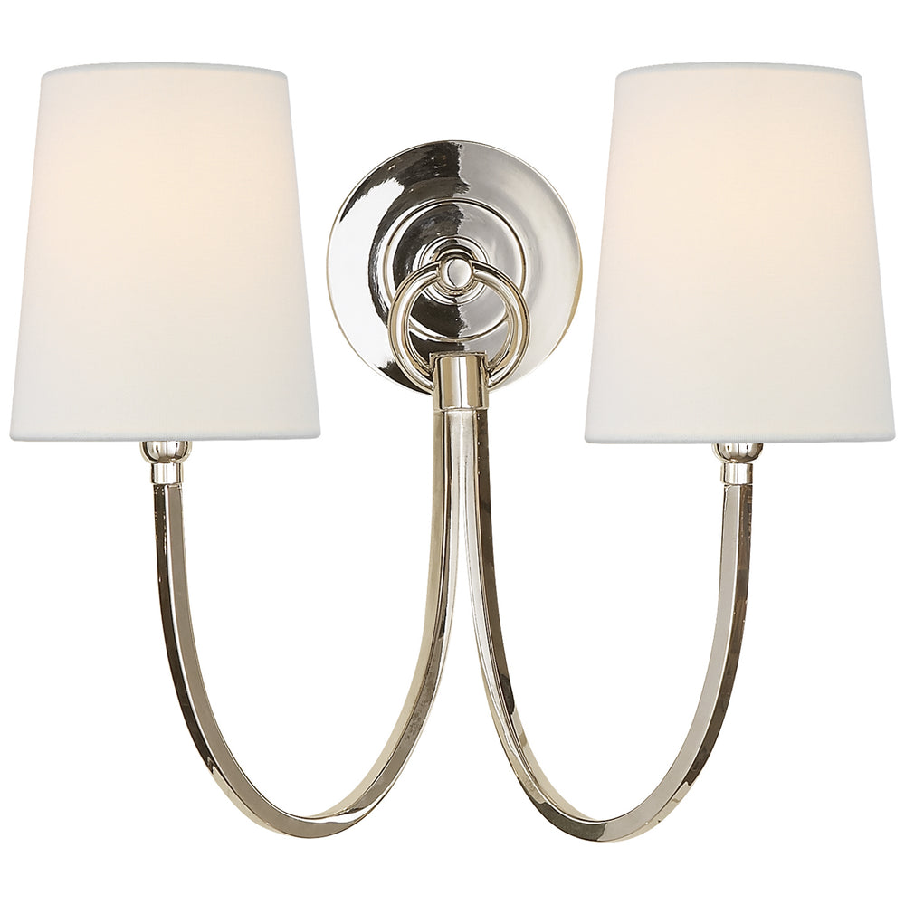 Visual Comfort Signature Canada - Two Light Wall Sconce - Reed - Polished Nickel- Union Lighting Luminaires Decor