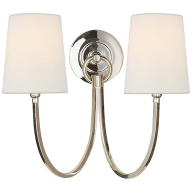 Visual Comfort Signature Canada - Two Light Wall Sconce - Reed - Polished Nickel- Union Lighting Luminaires Decor
