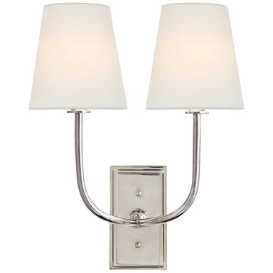 Visual Comfort Signature Canada - Two Light Wall Sconce - Hulton - Polished Nickel- Union Lighting Luminaires Decor