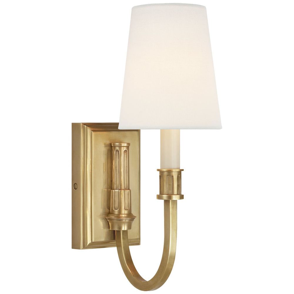 Visual Comfort Signature Canada - One Light Wall Sconce - Modern Library - Hand-Rubbed Antique Brass- Union Lighting Luminaires Decor