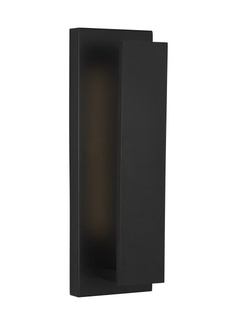 Visual Comfort Modern - LED Outdoor Wall Sconce - Nate - Black- Union Lighting Luminaires Decor