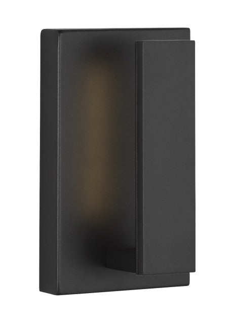 Visual Comfort Modern - LED Outdoor Wall Sconce - Nate - Black- Union Lighting Luminaires Decor
