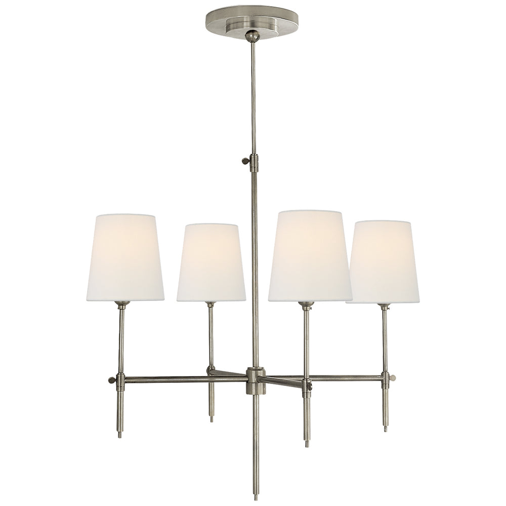 Visual Comfort Signature Canada - Four Light Chandelier - Bryant - Antique Nickel- Union Lighting Luminaires Decor