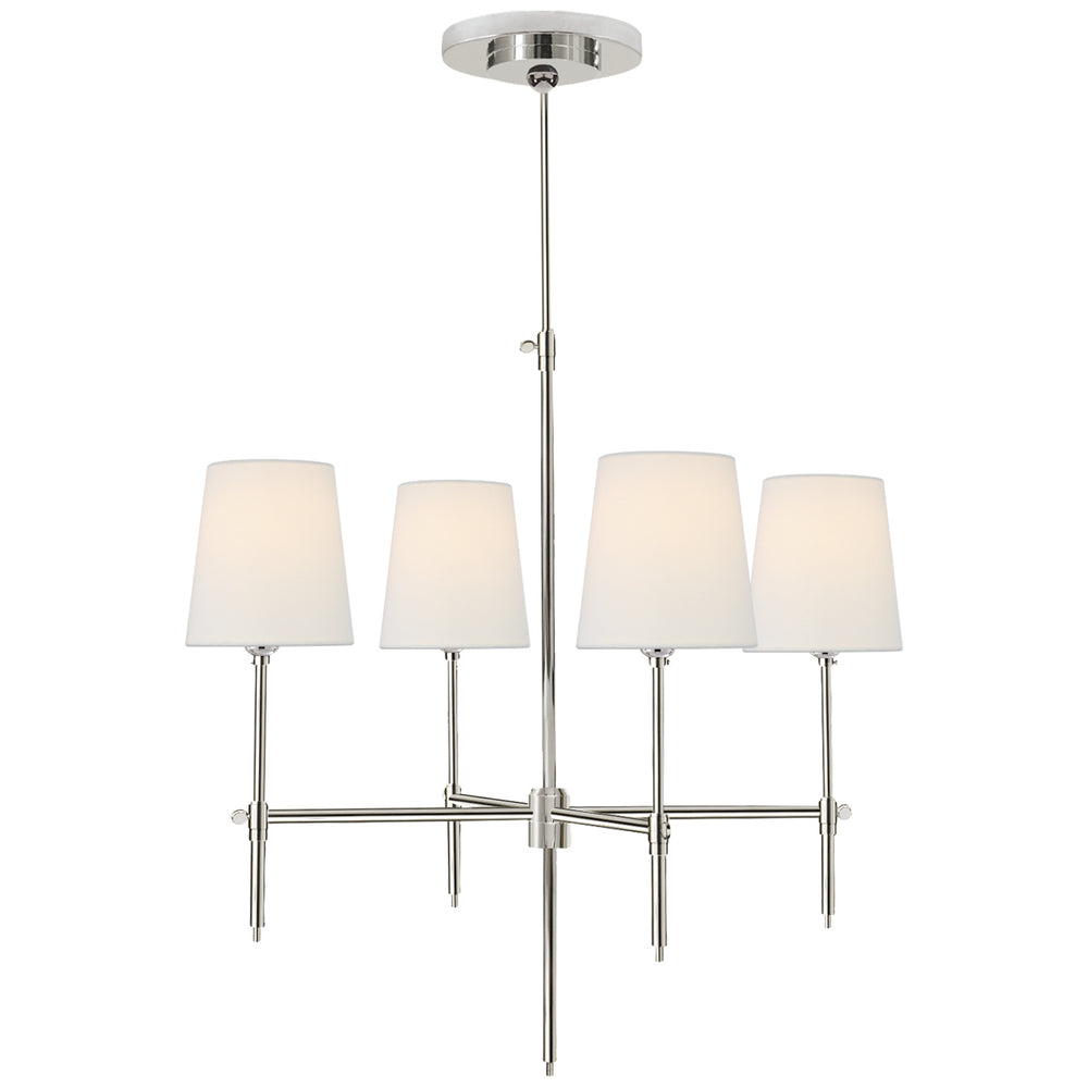 Visual Comfort Signature Canada - Four Light Chandelier - Bryant - Polished Nickel- Union Lighting Luminaires Decor