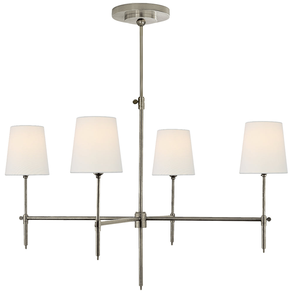 Visual Comfort Signature Canada - Four Light Chandelier - Bryant - Antique Nickel- Union Lighting Luminaires Decor