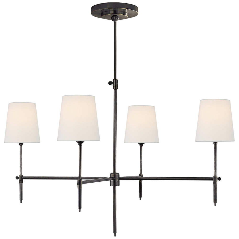 Visual Comfort Signature Canada - Four Light Chandelier - Bryant - Bronze- Union Lighting Luminaires Decor