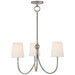 Visual Comfort Signature Canada - Three Light Chandelier - Reed - Antique Nickel- Union Lighting Luminaires Decor