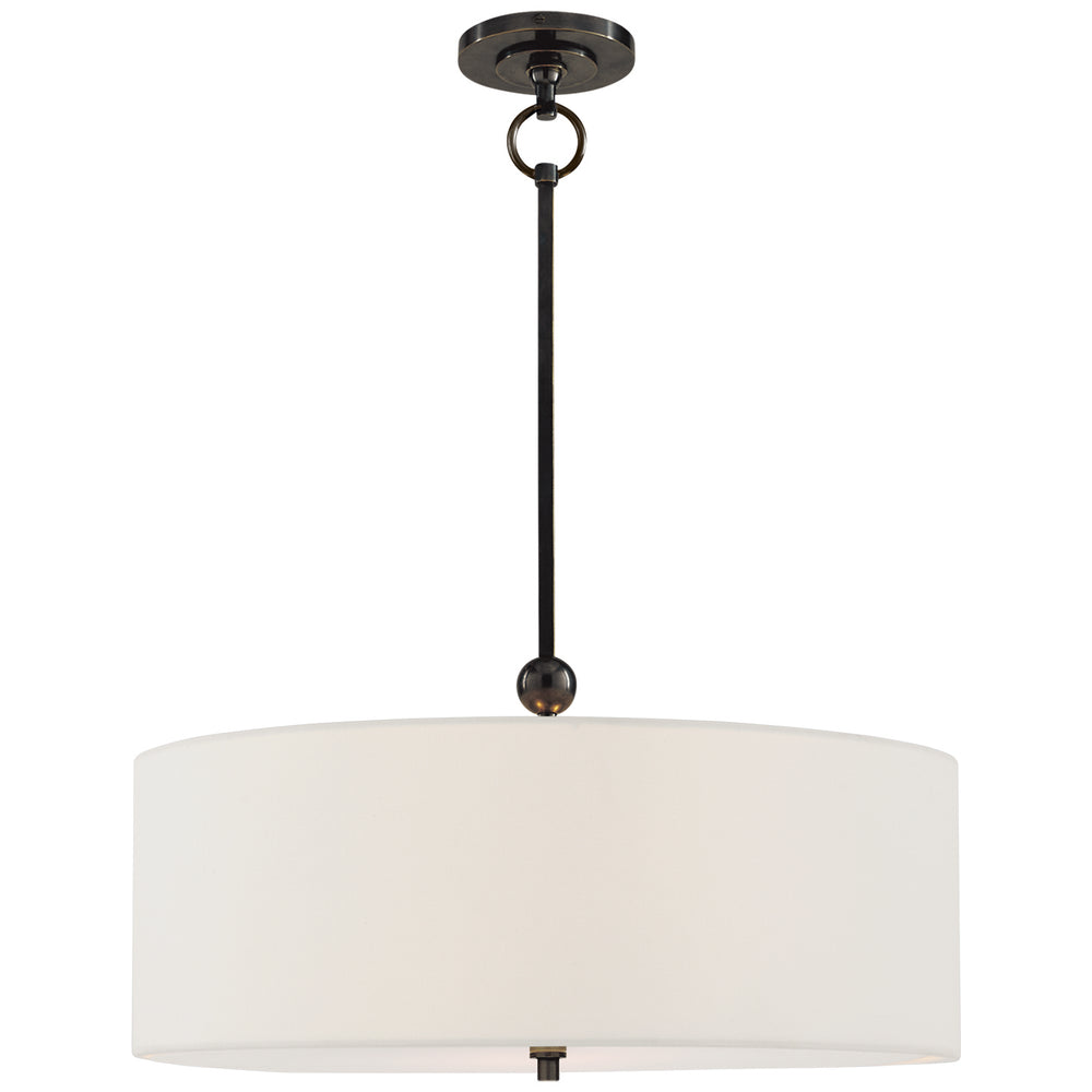 Visual Comfort Signature Canada - Two Light Hanging Lantern - Reed - Bronze- Union Lighting Luminaires Decor