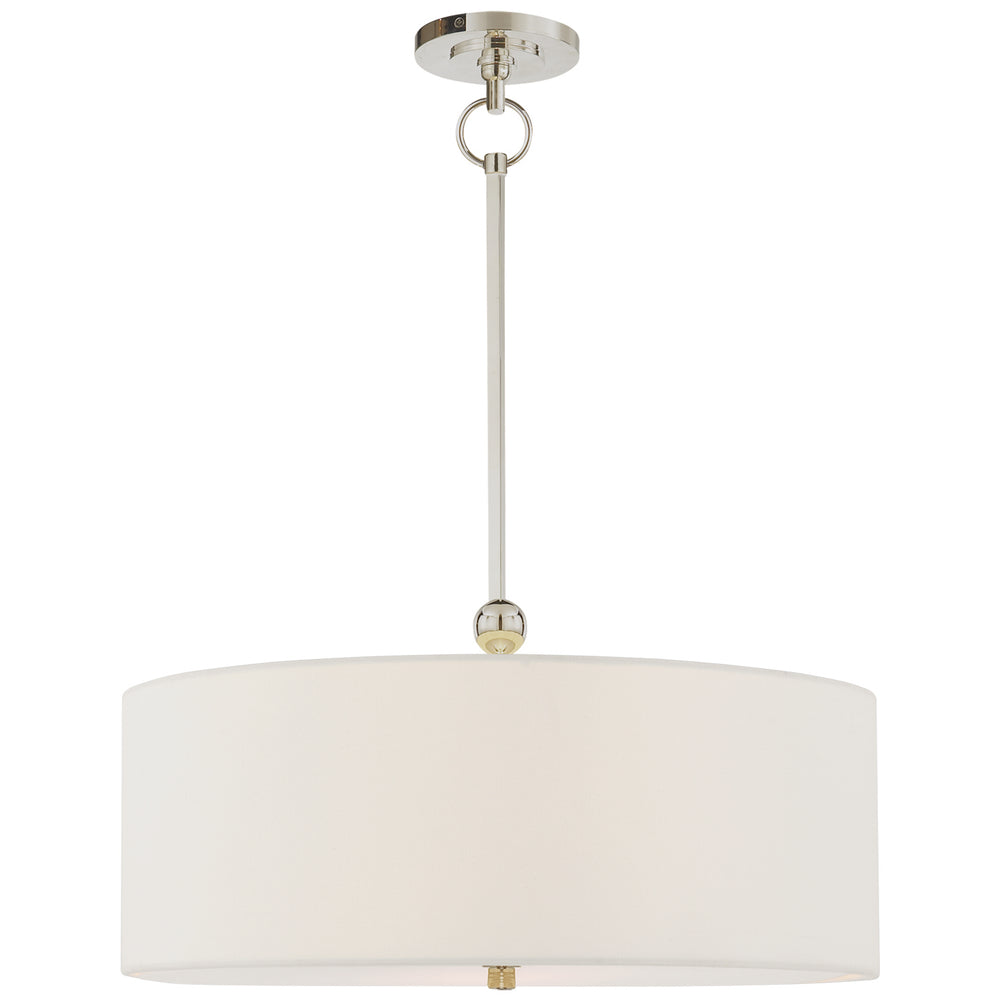 Visual Comfort Signature Canada - Two Light Hanging Lantern - Reed - Polished Nickel- Union Lighting Luminaires Decor
