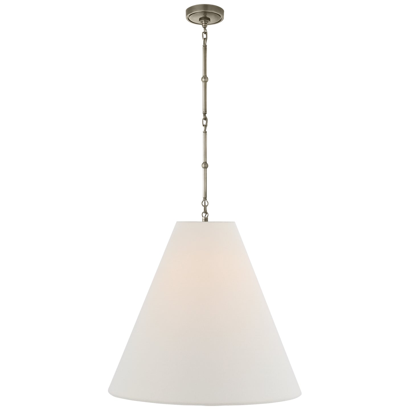 Visual Comfort Signature Canada - Two Light Hanging Lantern - Goodman - Antique Nickel- Union Lighting Luminaires Decor