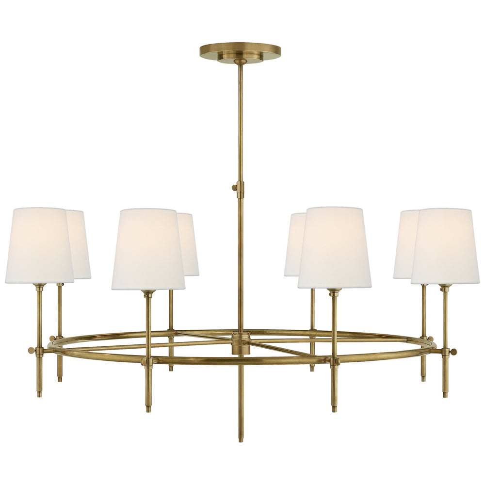 Visual Comfort Signature Canada - Eight Light Chandelier - Bryant - Hand-Rubbed Antique Brass- Union Lighting Luminaires Decor