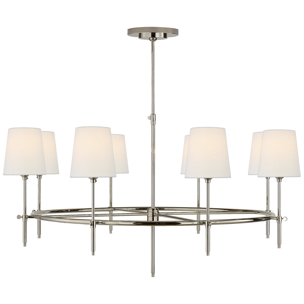 Visual Comfort Signature Canada - Eight Light Chandelier - Bryant - Polished Nickel- Union Lighting Luminaires Decor