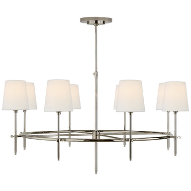 Visual Comfort Signature Canada - Eight Light Chandelier - Bryant - Polished Nickel- Union Lighting Luminaires Decor