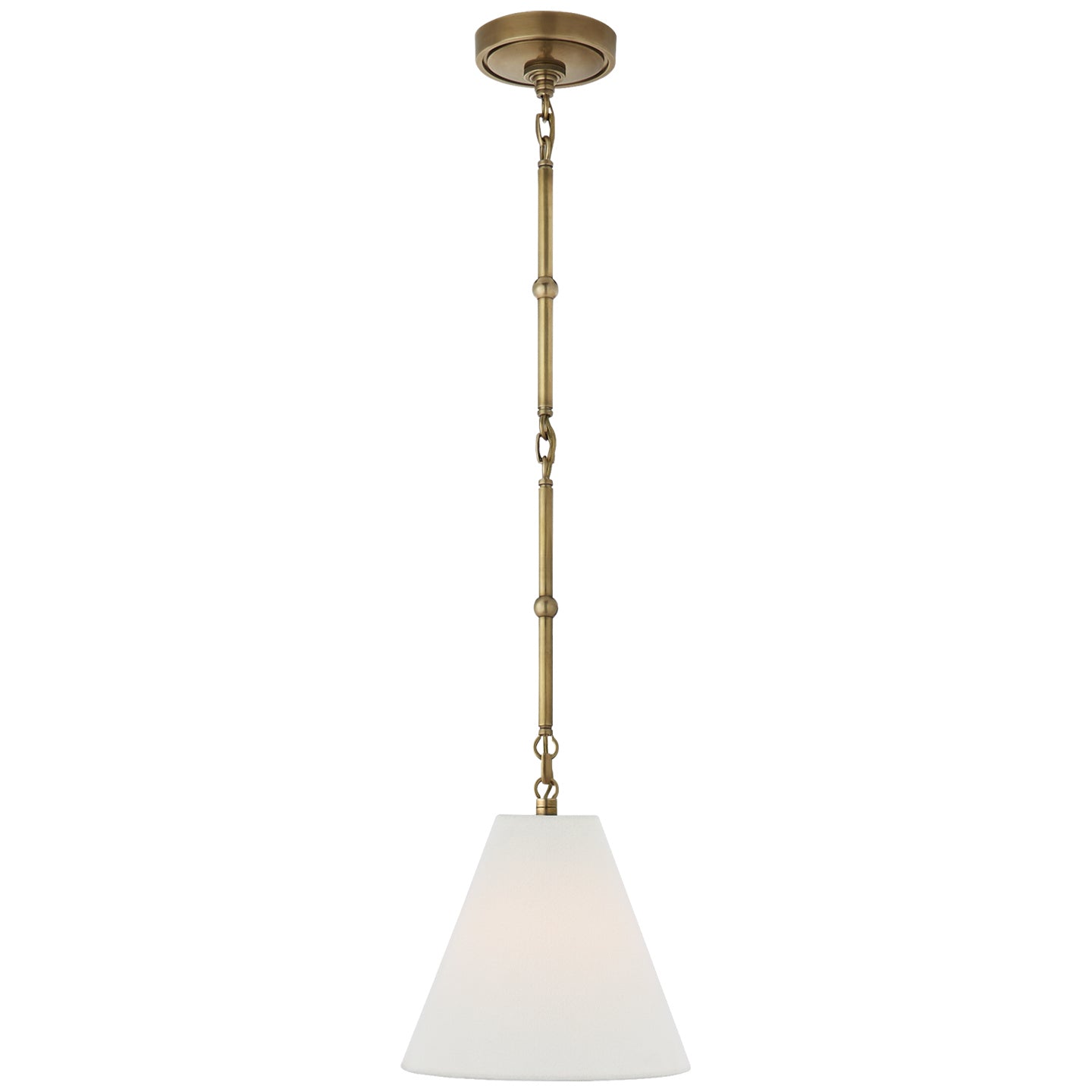 Visual Comfort Signature Canada - One Light Hanging Lantern - Goodman - Hand-Rubbed Antique Brass- Union Lighting Luminaires Decor