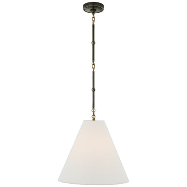 Visual Comfort Signature Canada - One Light Hanging Lantern - Goodman - Bronze with Antique Brass- Union Lighting Luminaires Decor