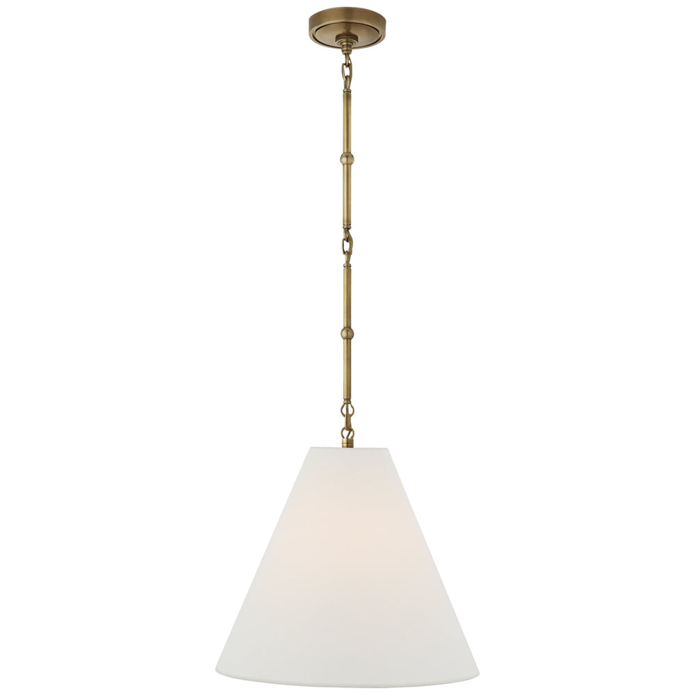 Visual Comfort Signature Canada - One Light Hanging Lantern - Goodman - Hand-Rubbed Antique Brass- Union Lighting Luminaires Decor