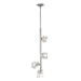 Hubbardton Forge - Four Light Pendant - Gatsby - Sterling- Union Lighting Luminaires Decor