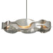 Hubbardton Forge - Six Light Pendant - Waves - Sterling- Union Lighting Luminaires Decor