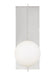 Visual Comfort Modern - LED Wall Sconce - Orbel - Natural Brass- Union Lighting Luminaires Decor