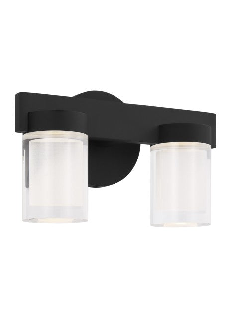 Visual Comfort Modern - LED Bath Vanity - Esfera - Nightshade Black- Union Lighting Luminaires Decor