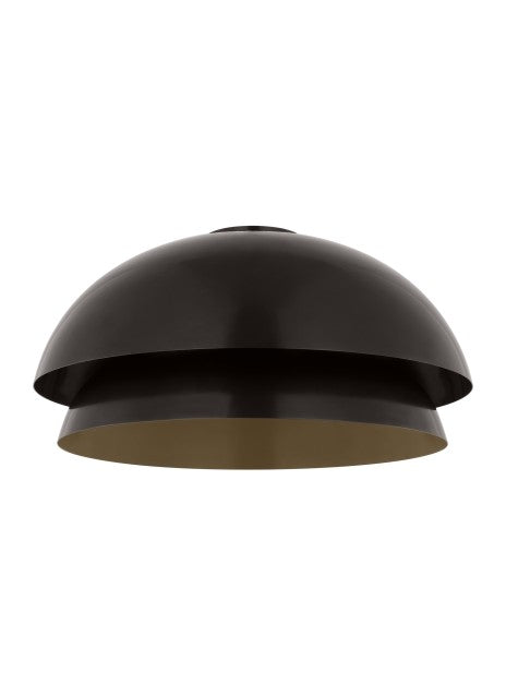 Visual Comfort Modern - LED Flushmount - Shanti - Dark Bronze- Union Lighting Luminaires Decor