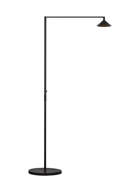 Visual Comfort Modern - LED Outdoor Floor Lamp - Mill - Black- Union Lighting Luminaires Decor