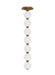 Visual Comfort Modern - LED Pendant - Perle - Natural Brass- Union Lighting Luminaires Decor