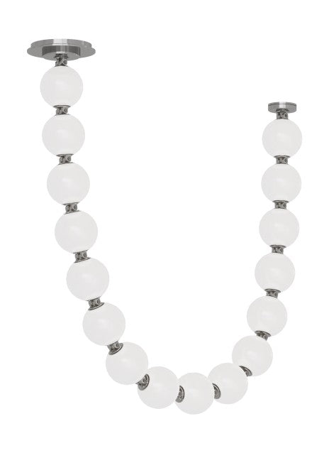 Visual Comfort Modern - LED Pendant - Perle - Polished Nickel- Union Lighting Luminaires Decor
