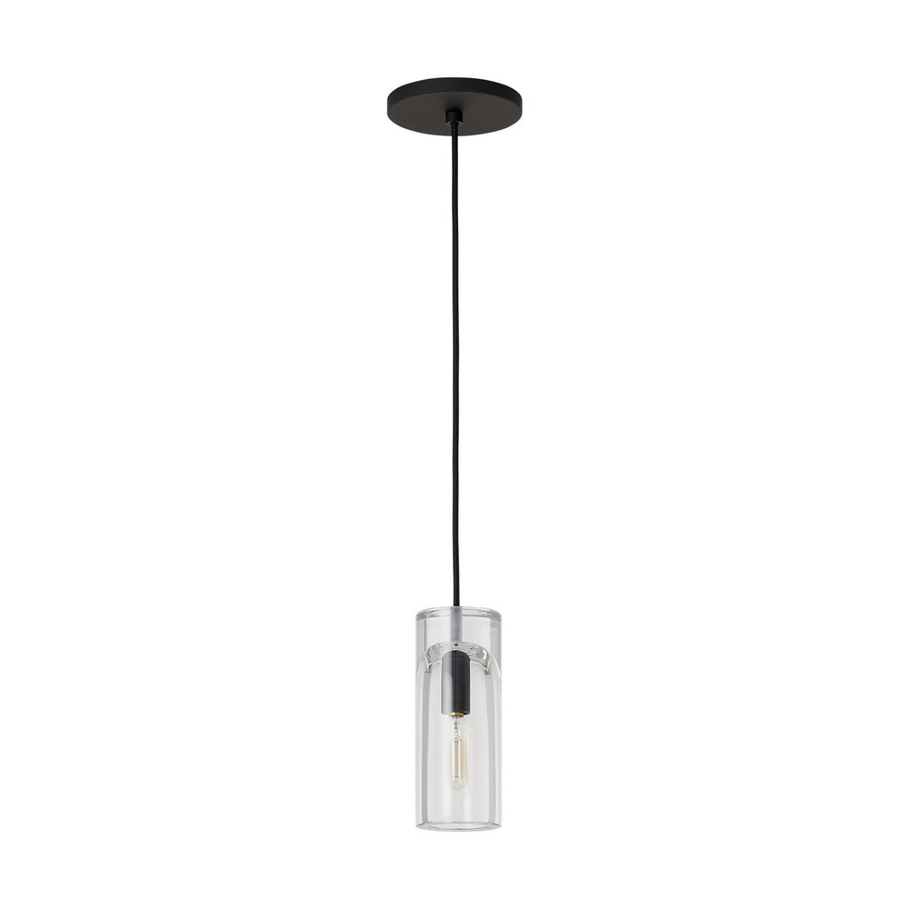 Visual Comfort Modern - One Light Pendant - Horizon - Nightshade Black- Union Lighting Luminaires Decor