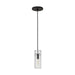 Visual Comfort Modern - One Light Pendant - Horizon - Nightshade Black- Union Lighting Luminaires Decor