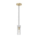 Visual Comfort Modern - One Light Pendant - Horizon - Natural Brass- Union Lighting Luminaires Decor