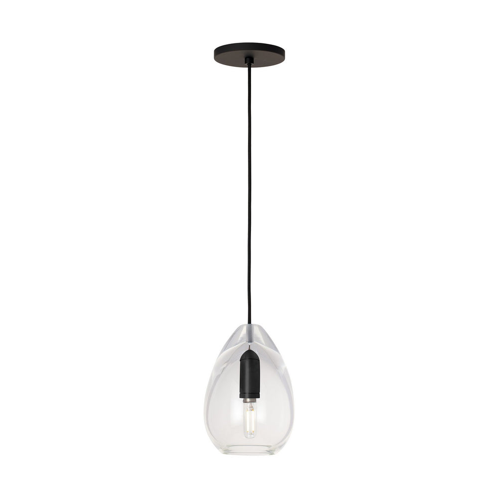 Visual Comfort Modern - Pendant - Alina - Nightshade Black- Union Lighting Luminaires Decor