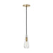 Visual Comfort Modern - One Light Pendant - Lustra - Natural Brass- Union Lighting Luminaires Decor