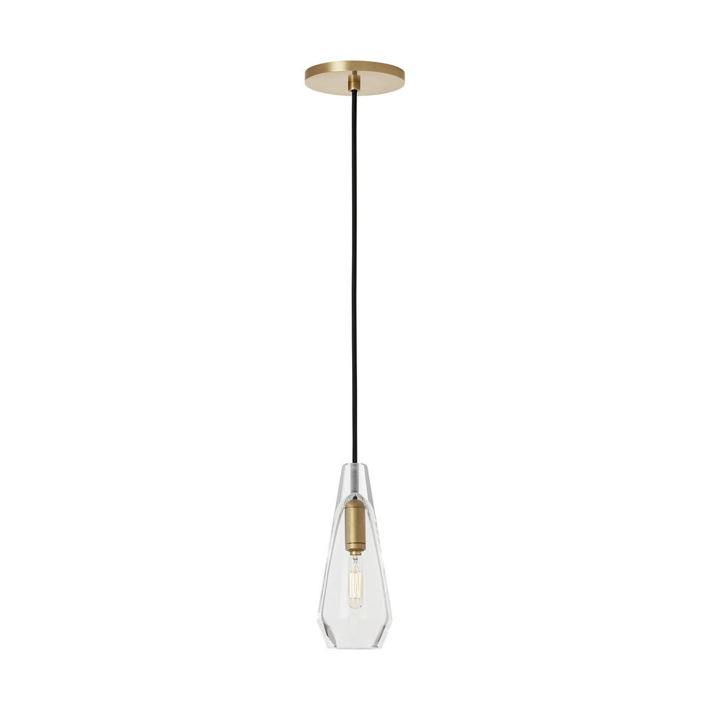 Visual Comfort Modern - LED Pendant - Lustra - Natural Brass- Union Lighting Luminaires Decor