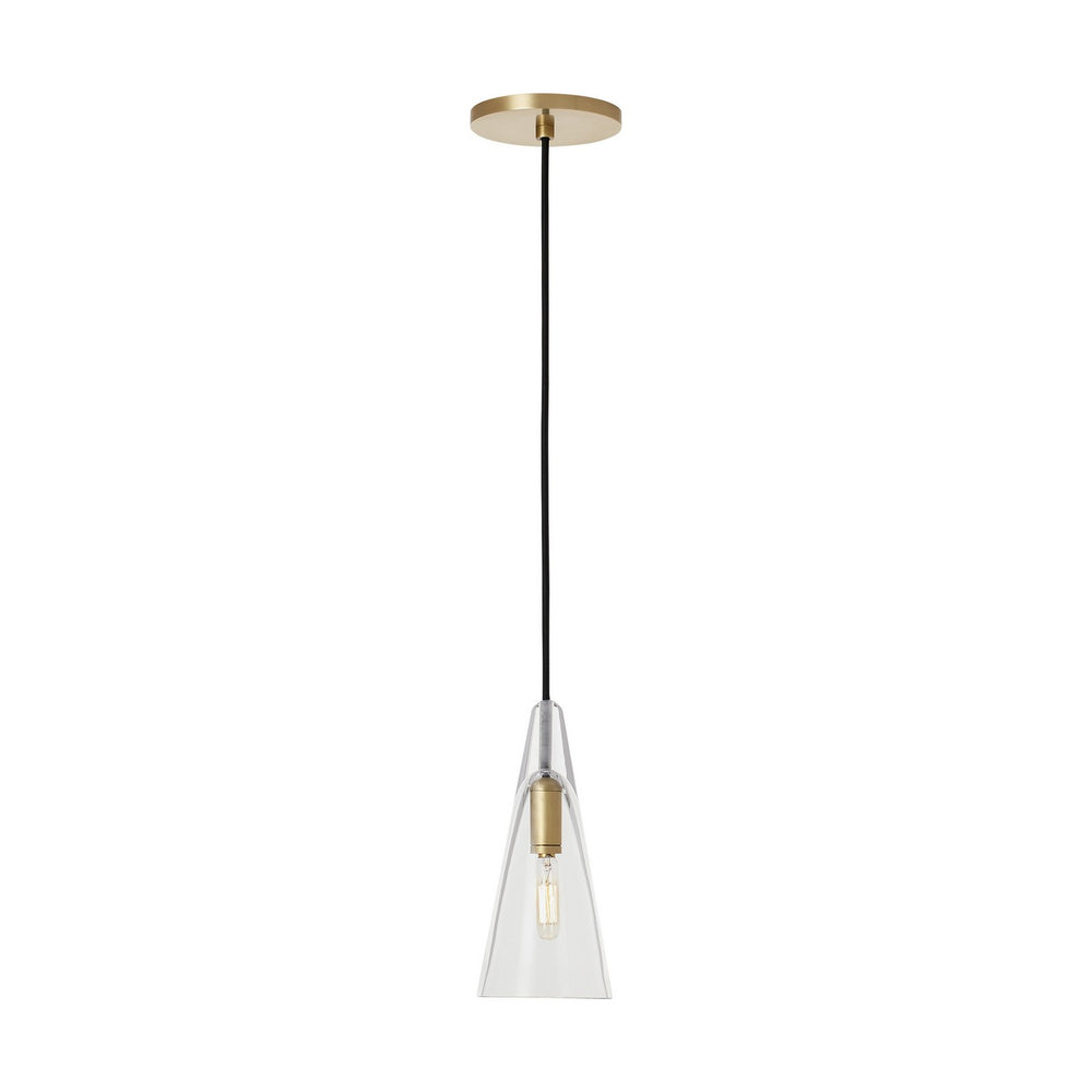 Visual Comfort Modern - LED Pendant - Selina - Natural Brass- Union Lighting Luminaires Decor