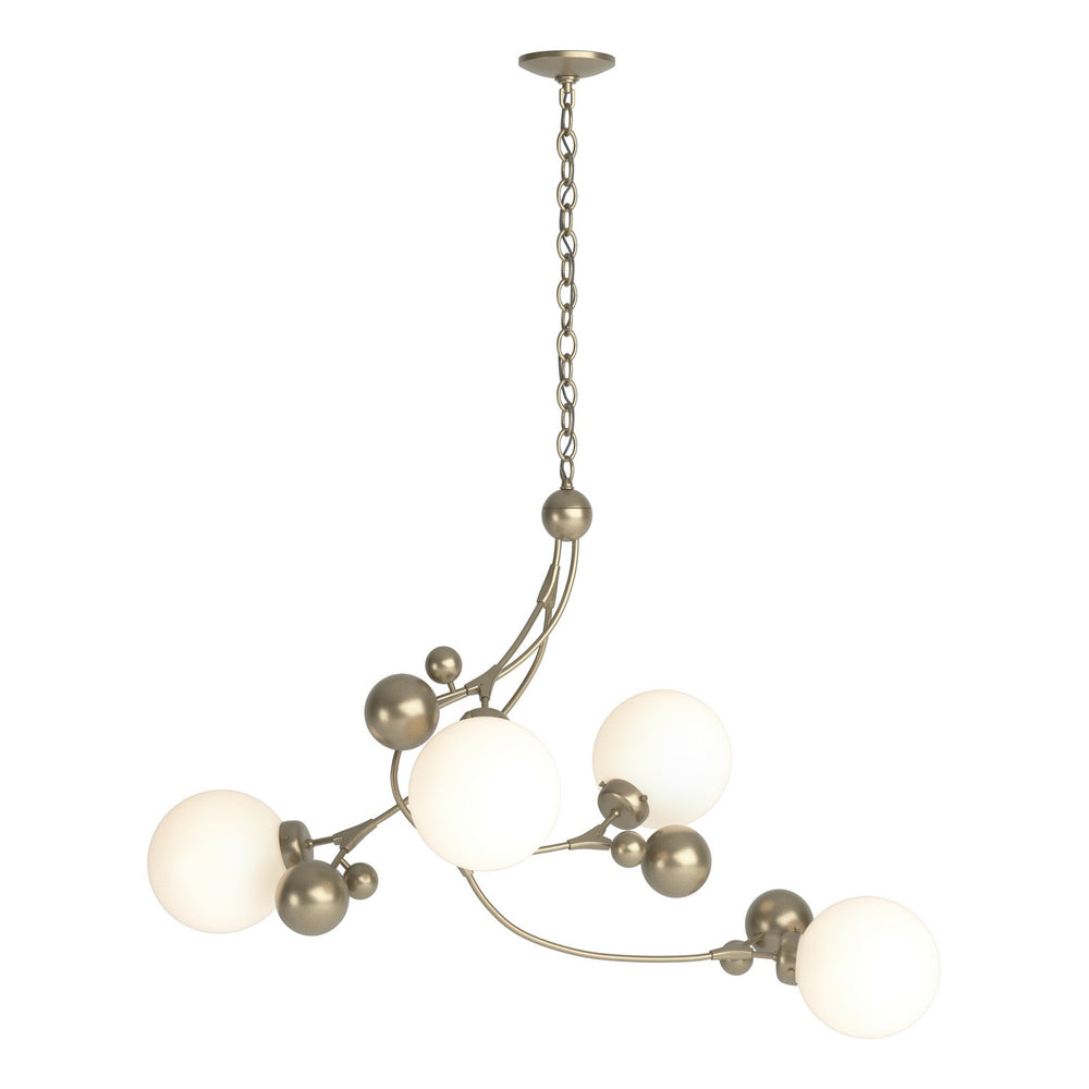 Hubbardton Forge - Four Light Pendant - Sprig - Soft Gold- Union Lighting Luminaires Decor
