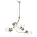 Hubbardton Forge - Four Light Pendant - Sprig - Soft Gold- Union Lighting Luminaires Decor
