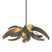 Hubbardton Forge - Four Light Pendant - Corona - Dark Smoke- Union Lighting Luminaires Decor