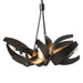 Hubbardton Forge - Six Light Pendant - Corona - Oil Rubbed Bronze- Union Lighting Luminaires Decor