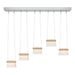 Hubbardton Forge - LED Pendant - Cowbell - Vintage Platinum- Union Lighting Luminaires Decor