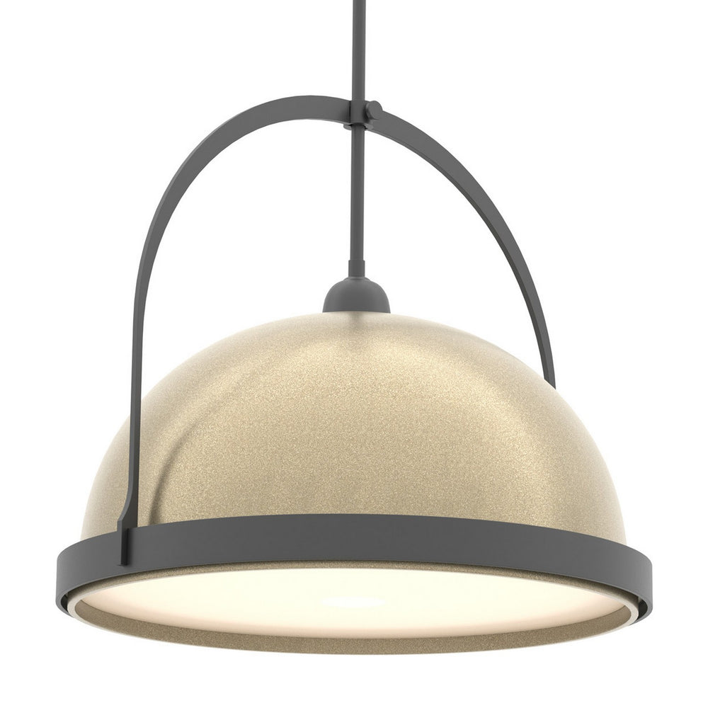 Hubbardton Forge - One Light Pendant - Atlas - Black- Union Lighting Luminaires Decor